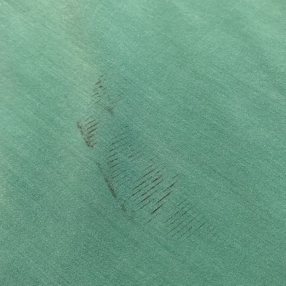 Chico's LS Green Button Up V-neck Blouse - Picture 9 of 9